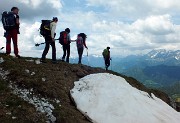 PIZZO BADILE brembano (2044 m) ad anello da Piazzatorre il 1 giugno 2014 - FOTOGALLERY